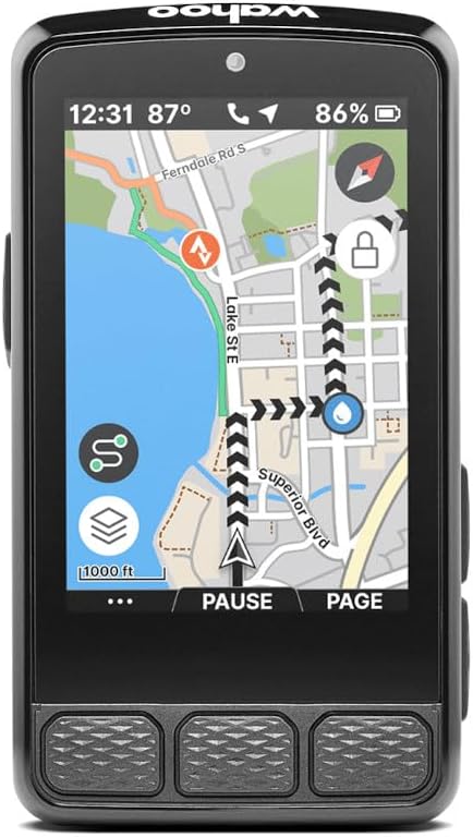 Wahoo ELEMNT ROAM V3 GPS Cycling/Bike Computer,Black
