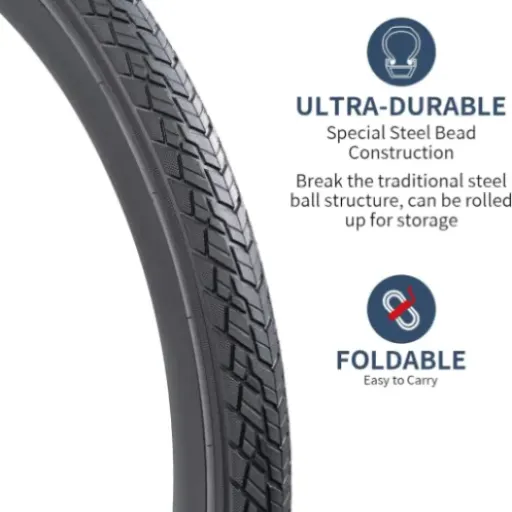 Test YUNSCM 2-PCS 700C Vélo pneus : Des pneus qui font le job, sans fioritures