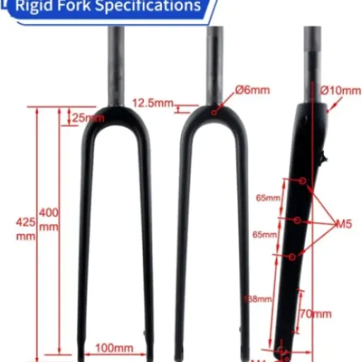Test de la Fourche Rigide en Carbone 700C : Performances solides à prix abordable