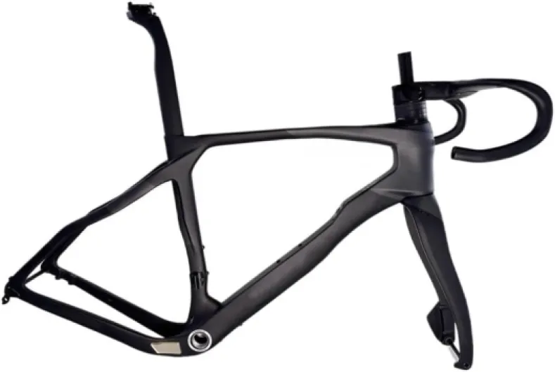 Générique Vélo Gravel en Carbone avec Cadre 700 * 45C, Freins à Disque, câblage Interne, Compatible Groupe électronique Di2, Compatible Route et Fork