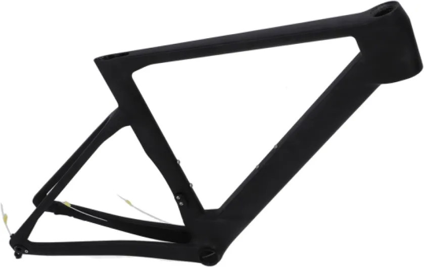 En fibre de carbone Vélo de route rigide fourche, cadres de vélo de route, cadres de vélo de route en fibre de carbone avec braquette de brake de brake de brake (S-51cm) S-51cm S-51cm
