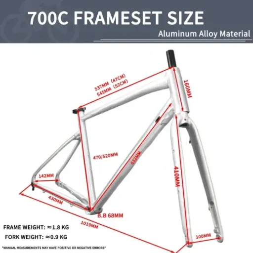 Test cadre/fourche QUYCOIU 700c : une base gravel pas chère mais avec quelques concessions