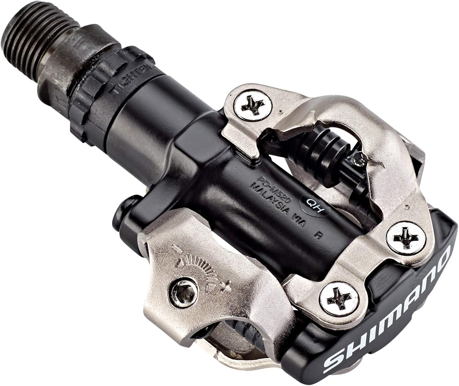 Shimano PDM520 Clipless SPD Bicycle Cycling Pedals Black 'with Cleats' Simple