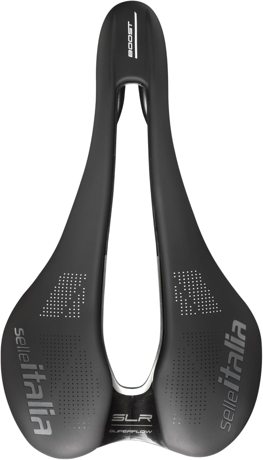 SLR Boost TM Superflow - Selle de Vélo avec Design SLR Classique, Selle de Vélo de Route Confortable en Gel et Trou Superflow L3