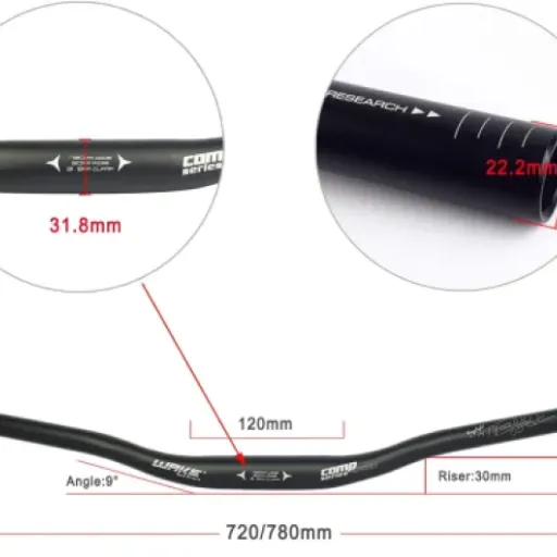 Test Wake Guidon VTT 780 mm : un cintre large et pas cher pour donner un coup de jeune au vélo