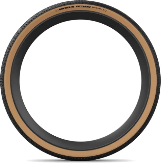 Lot de 2 Pneus Gravel Power Gravel Competition Line TLR 700C TS Tubeless Ready Black ou Classic pour Vélo Gravel et Routes Mixtes 700 x 40C ROUTE POWER GRAVEL CLASSIC TS TLR