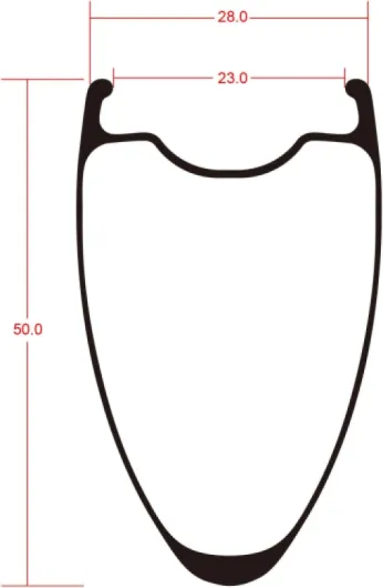 FL40/50 Max 1347g/1370g/1395g Paire de roues de vélo de route en carbone Largeur intérieure 23 mm 700C 36T Moyeu à cliquet Compatible avec Road HG Freehub FL50Ⅱ