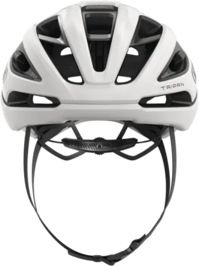 Gravel Taipan LED Casque de vélo avec lumière pour Gravel Bike Léger, Polyvalent et Bien ventilé avec Support de Lunettes pour Adolescents, Femmes et Hommes Blanc (blanc brillant) Taille L (57-61 cm)